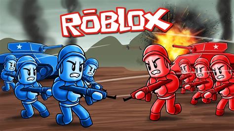 ROBLOX RED VS BLUE TANK WAR SIMULATOR! - YouTube