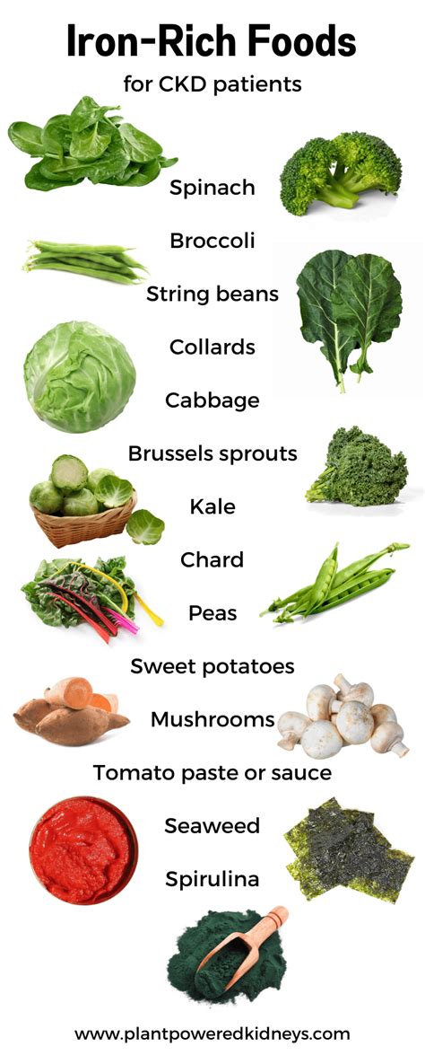 Iron-Rich Foods for CKD Patients