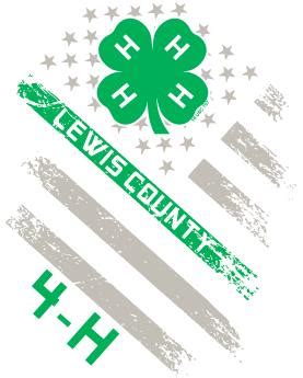 T-Shirt Design - 4-H Flag (cool-917f2)