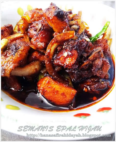 Semanis Epal Hijau..***: Ayam Kicap Pedas