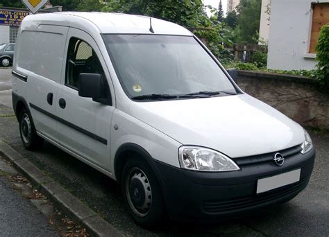 Opel/Vauxhall Combo C (2001-2011) - VanDimensions