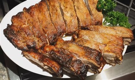 Oven Roasted Pork Ribs | Oven Baked Pork Ribs Recipe | Pork rib recipes, Baked pork ribs, Oven ...