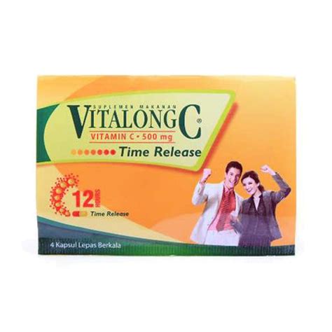 VITALONG C STRIP 4 KAPSUL - Kegunaan, Efek Samping, Dosis dan Aturan Pakai