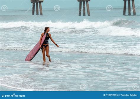 Surfing at Deerfield Beach during Tropical Storm Isaias. Deerfield ...