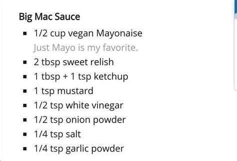 Mac sauce recipe, Big mac sauce recipe, Homemade big mac sauce
