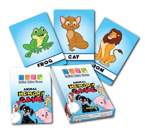 Animal Memory Game - Playing Cards On Demand