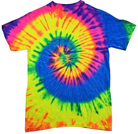 Tie Dye T Shirts New Multi Colors Neon Rainbow Spiral sz S M L XL 2XL 3XL | eBay