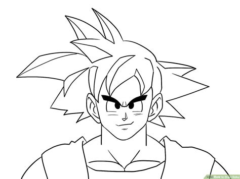 How To Draw Goku Super Saiyan Step By - Phaseisland17