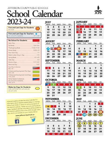 Jefferson County Public Schools Calendar Holidays 2024