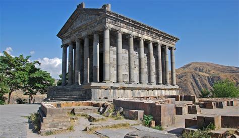 Armenia's only remaining Greco-Roman building, the 'temple' at Garni ...