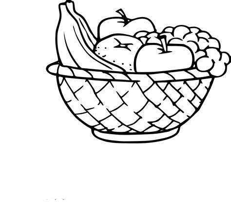 Dessins De Fruits Unique Collection Coloriage Corbeille De Fruits à ...