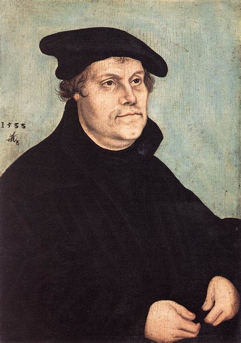 Portrait of Martin Luther 1533 by Lucas Cranach the Elder | 16th Century Fashion | Pinterest ...