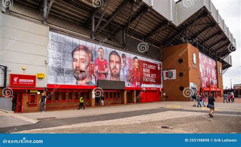 Ticket Booths at Anfield Stadium FC Liverpool - LIVERPOOL, UK - AUGUST ...