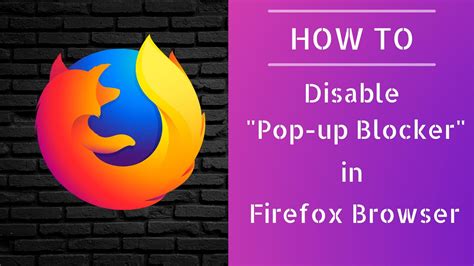 Pop Up Blocker Firefox - gesercake