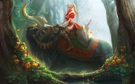 Beautiful, Anime, Girls, Fantasy, Warrior 4k, HD Wallpaper | Rare Gallery