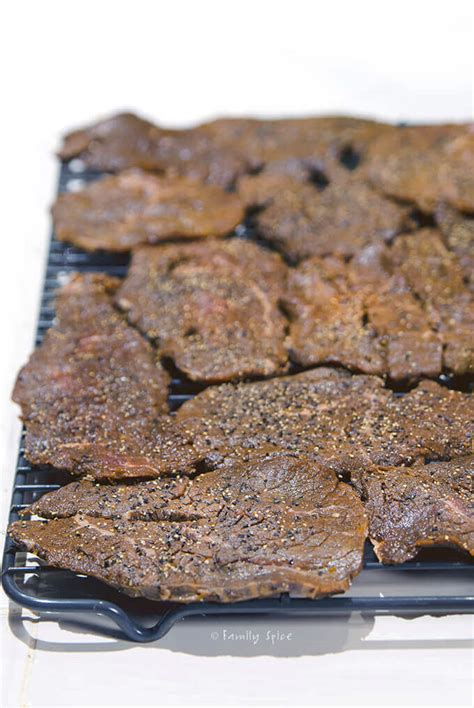 The Best Homemade Oven Beef Jerky - Family Spice