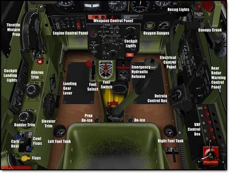 P51D Cockpit | Mustang, Cockpit, Model airplanes