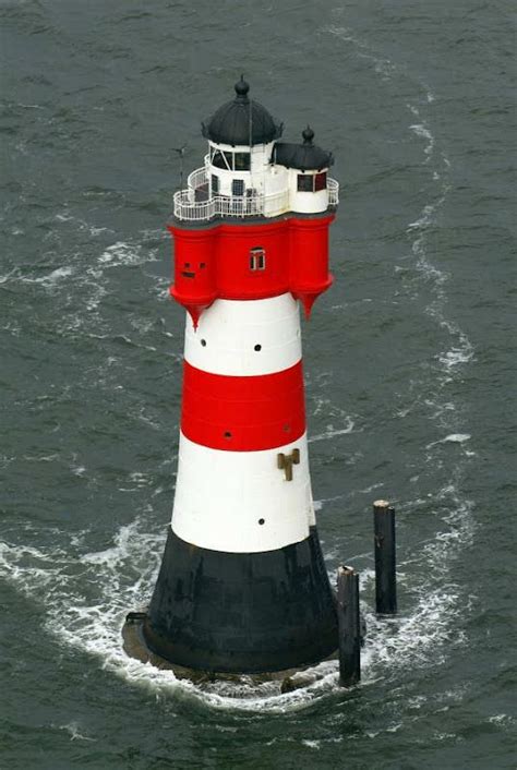 Roter Sand Lighthouse Turned Hotel in Bremerhaven, Germany | Lighthouse ...