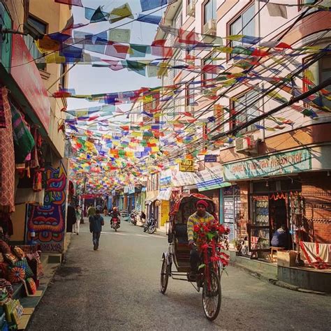 Thamel, Kathmandu, Nepal 😃 A well-known market with lots of Hotels, Bars, Pubs, Travel agencies ...