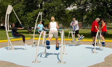 It's time to get moving on outdoor playgrounds for the senior set ...