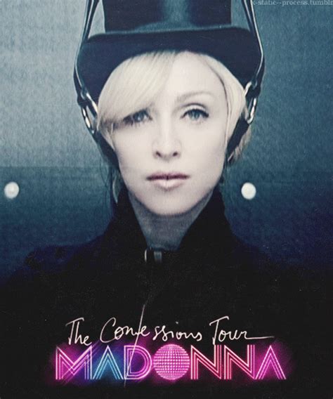 the cover art for madonna's new album, the cone - shaped tour madam
