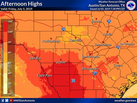 Daily Observed Temperatures - Texas Weather Map Temps | Printable Maps