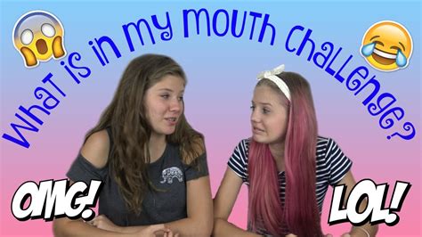 WHAT'S IN MY MOUTH CHALLENGE | HILARIOUS FOOD CHALLENGES || Taylor and ...