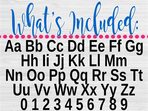 Svg Font Design Files Silhouette Studio Cricut Design | Etsy