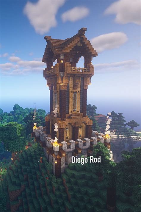 Minecraft medieval watchtower build – Artofit