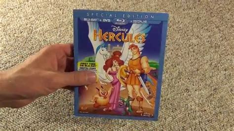 Disney's Hercules Blu-Ray Combo Pack Unboxing - YouTube