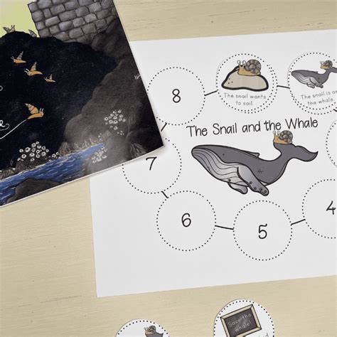 Printable The Snail and the Whale Sequencing Activity