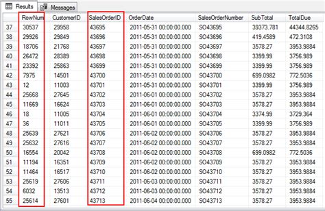 Overview of the SQL ROW_NUMBER function