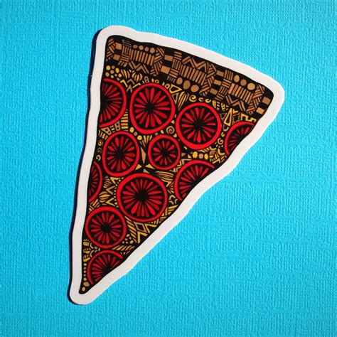 Pizza Sticker (WATERPROOF)