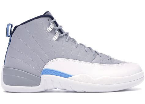 Jordan 12 Retro Grey University Blue Men's - 130690-007 - US