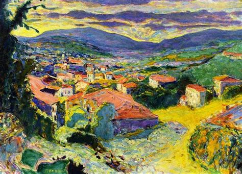 Landscape at Le Cannet, c.1938 - Pierre Bonnard - WikiArt.org