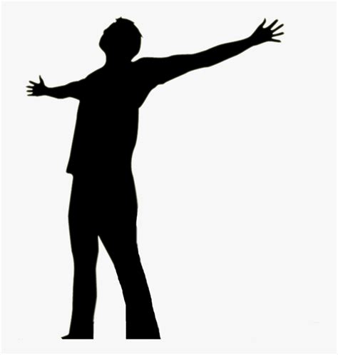 Clip Art Worship God Praise Prayer - Man Praising God Png, Transparent Png - kindpng