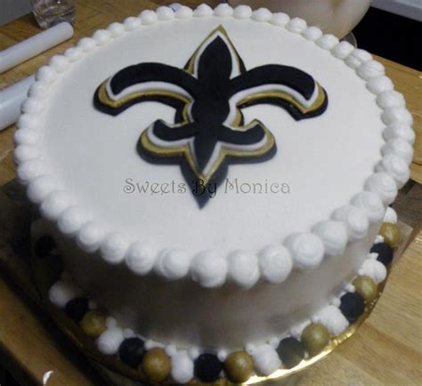 New Orleans Saints Cake - Cake by Sweets By Monica - CakesDecor