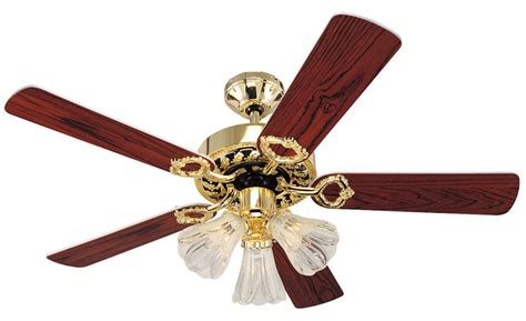 Ceiling Fans: Ceiling Fan Traditional Elite Brown 42" - 78139