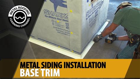 How to Install Base Trim on Metal Building - Know How Community