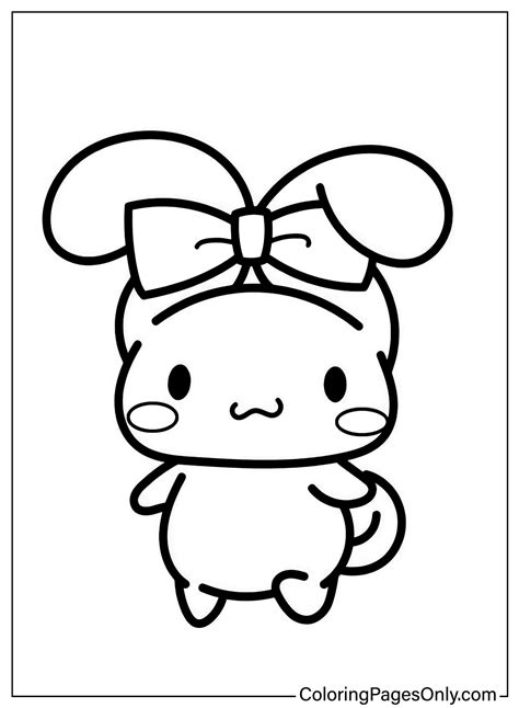 Printable Cinnamoroll Coloring Page - Free Printable Coloring Pages