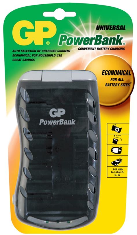 GP POWERBANK BATTERY CHARGER & 2 AA BATTERIES S360 NEW | eBay