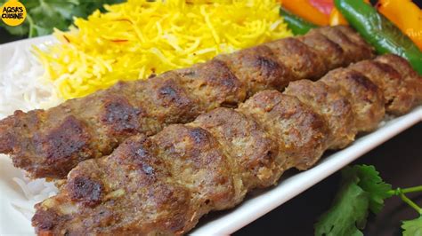 IRANI KEBAB | KOOBIDEH WITH HOMEMADE SKEWERS PERSIAN KABAB || by Aqsa's ...