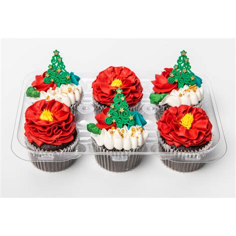 Save on Stop & Shop Bakery Cupcakes Chocolate Christmas - 6 ct Order ...