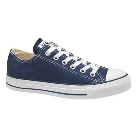 Converse Navy Blue All Star Canvas Ox Low from cavesclothes.co.uk