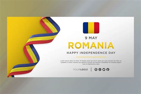 Romania National Day Celebration Banner