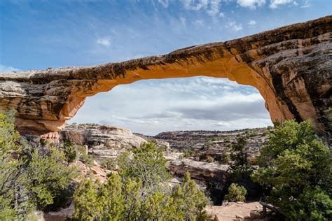 Owachomo Bridge, Natural Bridges National Monument, Utah. [OC ...