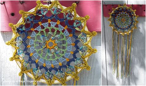 Decorative Wall Hanging Crochet Mandala - Simple Crochet Ideas