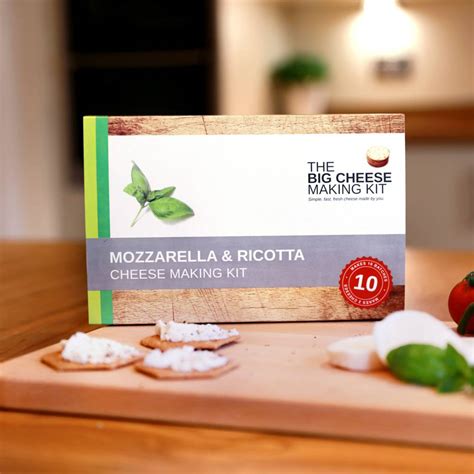 Make Your Own Mozzarella And Ricotta Cheese Making Kit By The Big ...