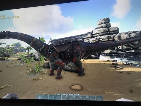 Tamed a bronto : r/arkps4