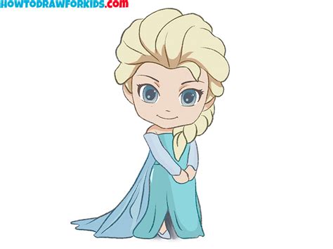 How to Draw Elsa Step by Step - Easy Drawing Tutorial For Kids